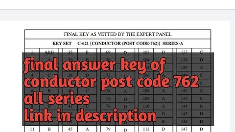 hpssc! conductor post code 762 final answer key