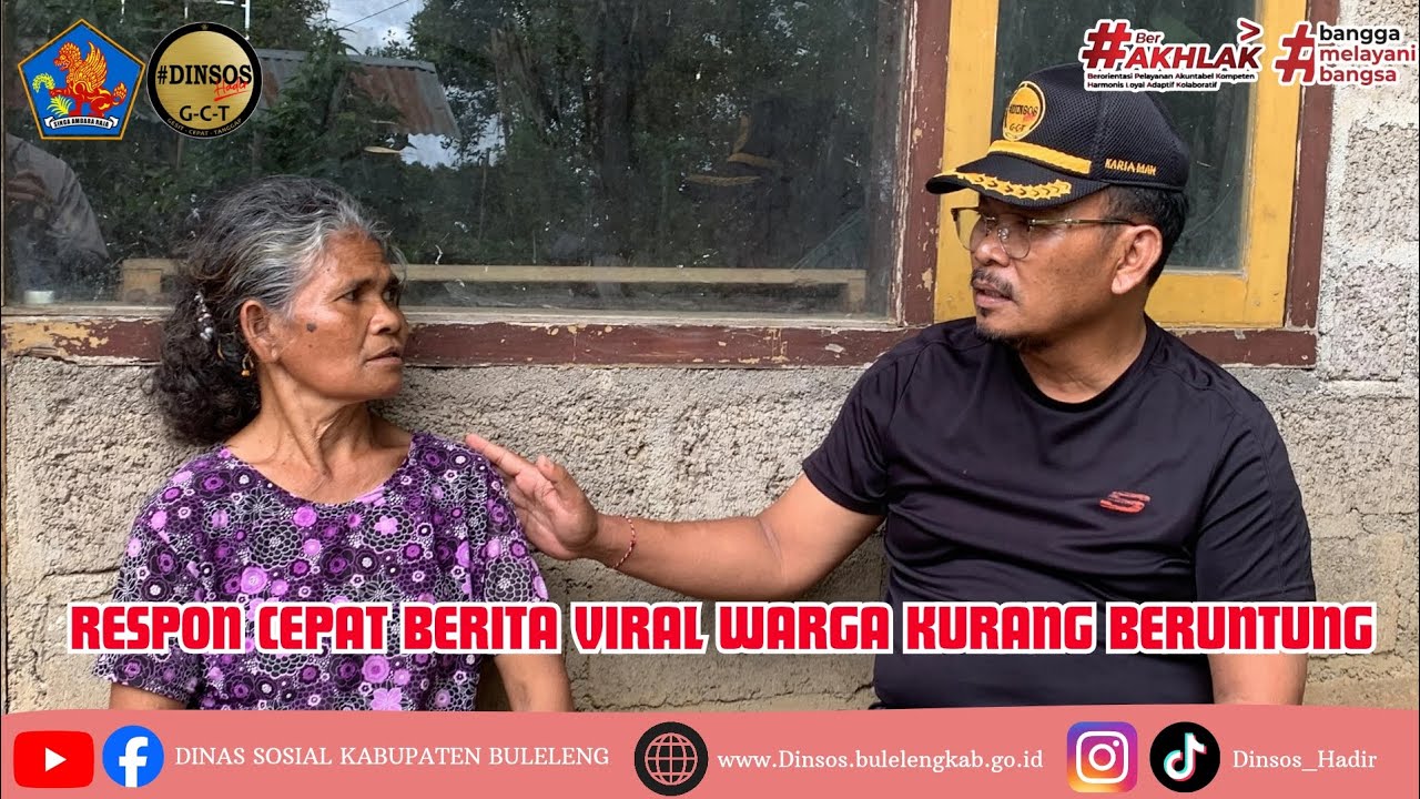Respons Cepat Berita Viral Warga Kurang Beruntung