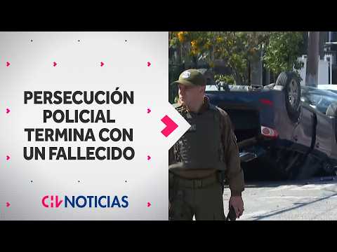 Police chase leaves one dead in Maipú: Criminals were fleeing robbery when they crashed car