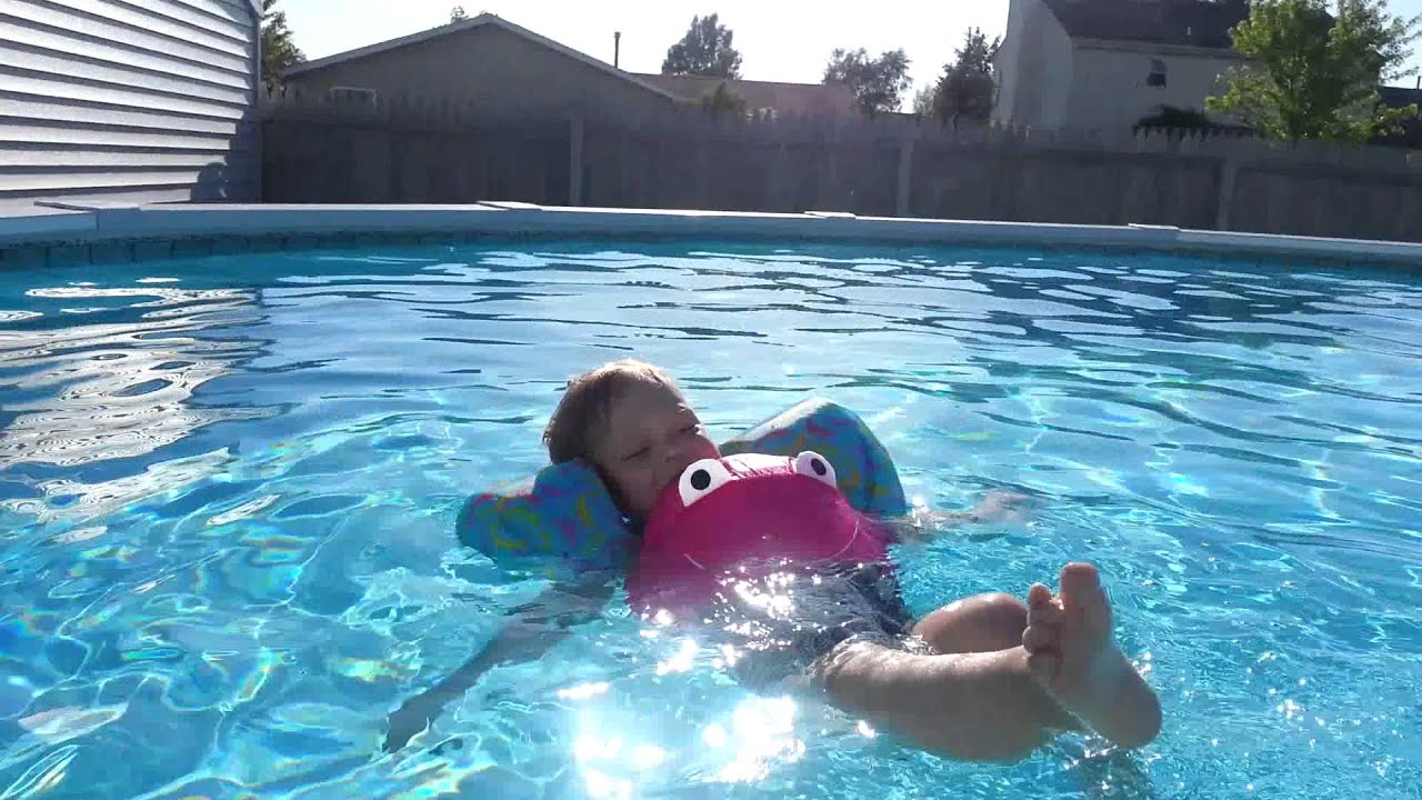Abby swimming - YouTube