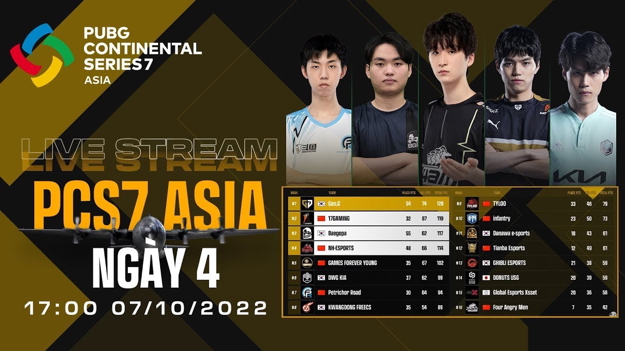 🏆[PCS7 ASIA] NGÀY 4: NewHappy,  4AM, Gen.G, DWG KIA, BGP, 17, PERO INFANTRY,…