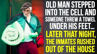 Old Man Entered the Cell and Had a Towel Thrown under His Feet… Later That Night, the Inmates…