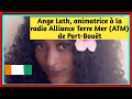 Ange lath animatrice  la radio alliance terre mer atm de portbout