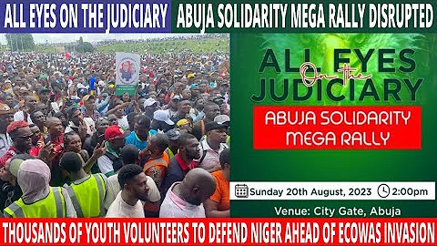 All Eyes On The Judiciary: Massive Turnout as Police Seal-Off City Gate - Abuja Mega Rally Postponed