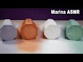 ASMR baking soda colored cups crush. Relax your mind
