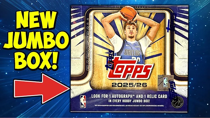 Topps Basketball Cards 2025-26 JUMBO Hobby Box Opening!!!