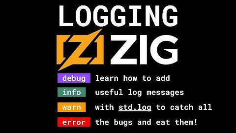Logging in Zig is easy actually!