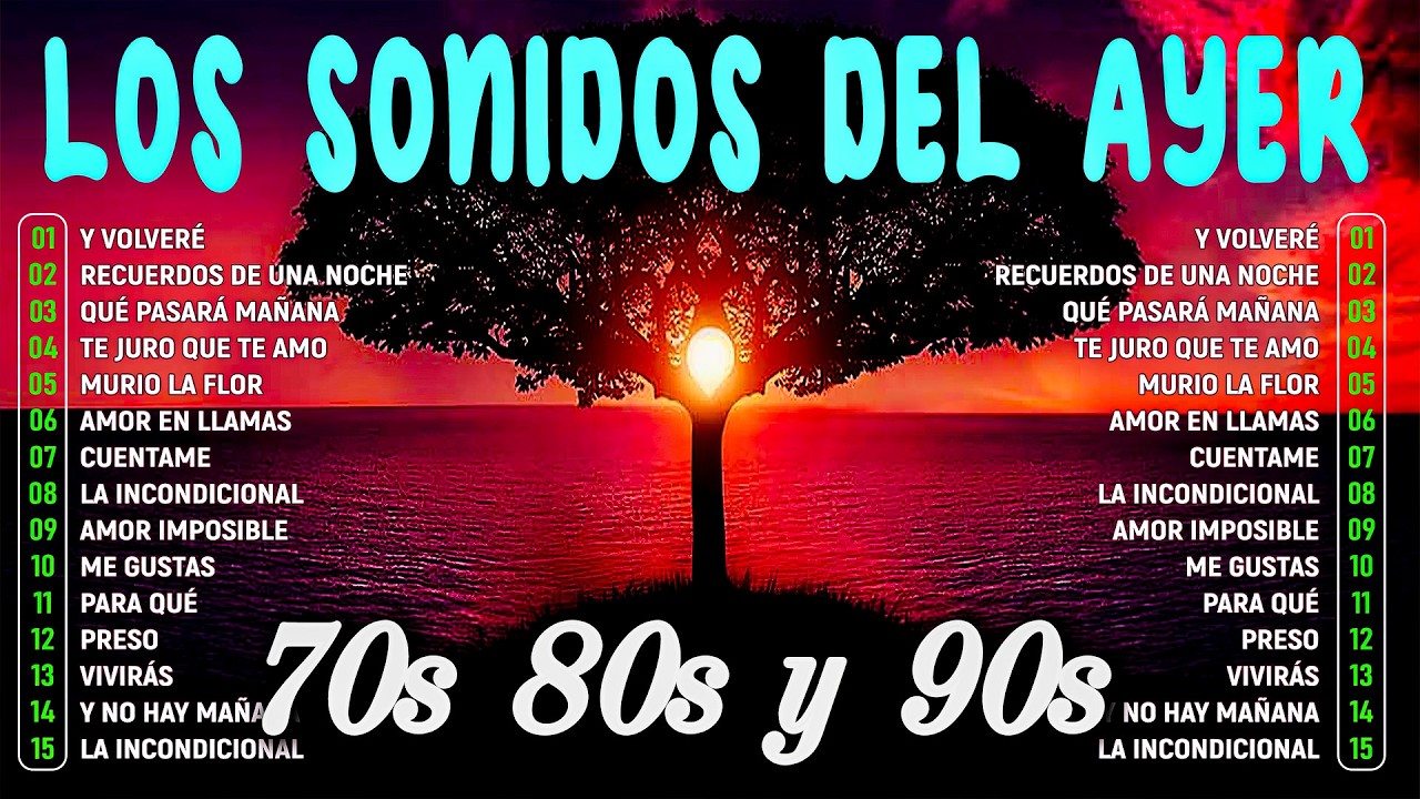 ANGELES NEGROS, PASTELES VERDES, TERRICOLAS, YNDIO, SOLITARIOS 💞 Los Sonidos del Ayer 70s, 80s y 90s