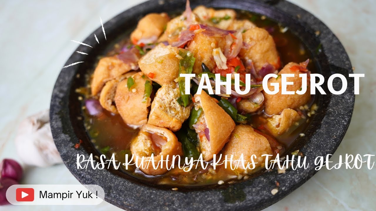 TAHU GEJROT KHAS CIREBON TANPA TAHU SUMEDANG BISA JUGA DIBUAT DENGAN TAHU PONG RASANYA IDENTIK