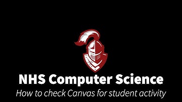 How to check Canvas for Student Activity