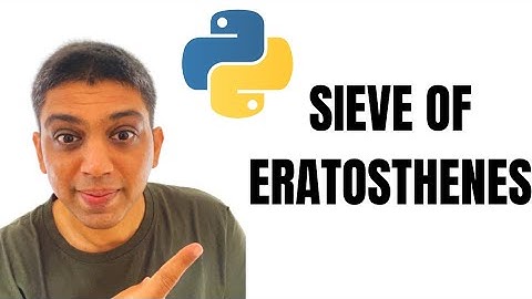 Sieve of Eratosthenes | Competitive Programming with Python