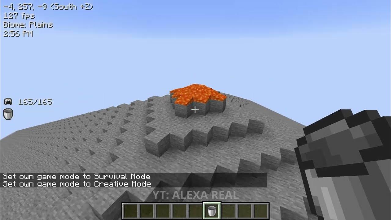 how much lava is in lava bucket? YouTube