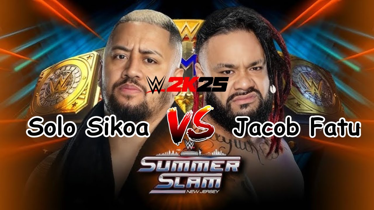 Solo Sikoa vs Jacob Fatu in WWE 2K25