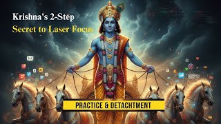 Krishna's 2-Step Secret to Laser Focus (Bhagavad Gita Wisdom) | Stop Distraction Now!