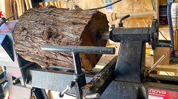 Woodturning - THE BEAST LOG