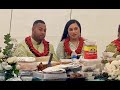 Beautiful First Sunday Family Feast ~ Mr & Mrs Simon Po'uli Mamahi'i Fonua and 'Alilia Hala Teaupa