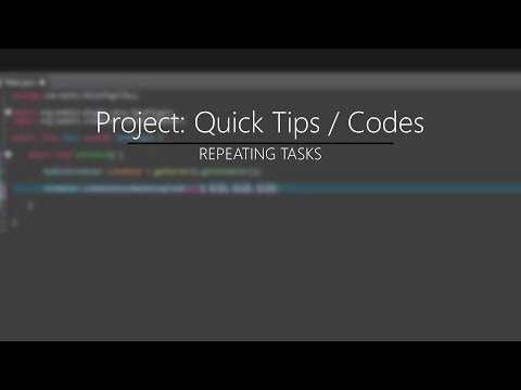 Repeating Tasks | Code Quick Tips | Episode 3 [CQT]