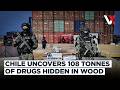 $8 Billion Drug Smuggling Network Busted As Chile Seizes 108 Tonnes Hidden In Wood | VERTEX