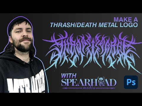 HOW TO: Design SAVAGE Death/Thrash Metal Logos - [Photoshop Tutorial] 2021