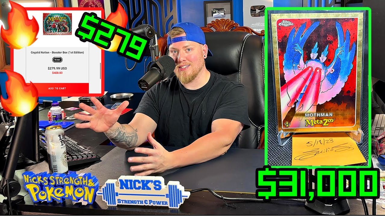 1/1 MOTHMAN Pulled and SOLD! (Topps Chrome) + CardShopLive is DUMPING Metazoo AGAIN (WORSE it's CN1)