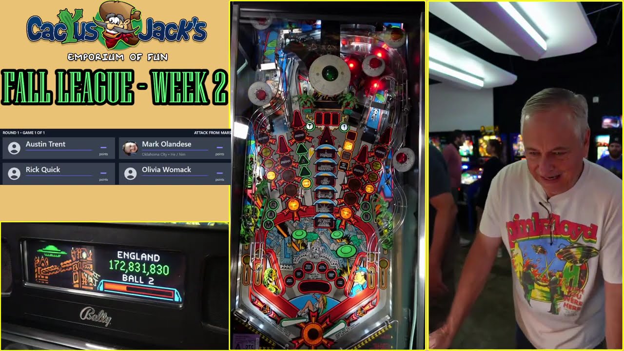 Fall Pinball League - Week 2 @ Cactus Jack's - Oklahoma City