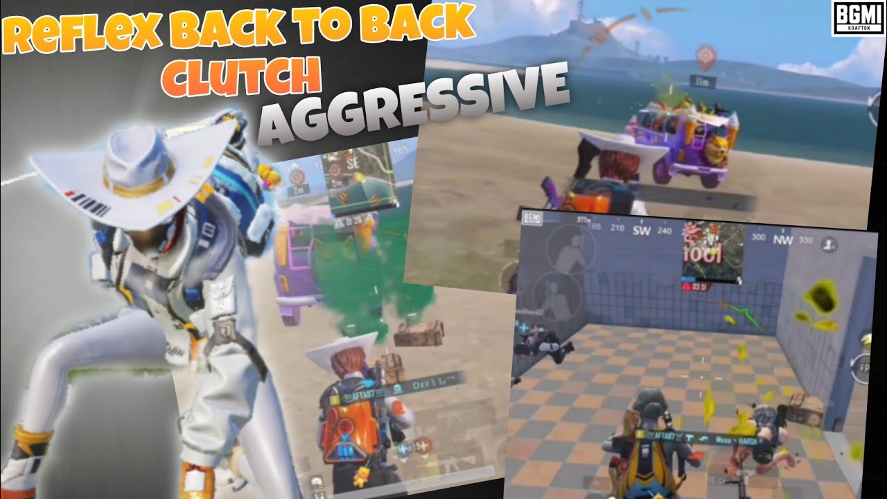 Back To Back Reflex | Aggressive Fight By High Lobby | BGMI ✨