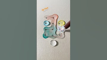 Nối các giọt nước theo chiều mũi tên 🙃 #games #iqtest #shorts #quiz