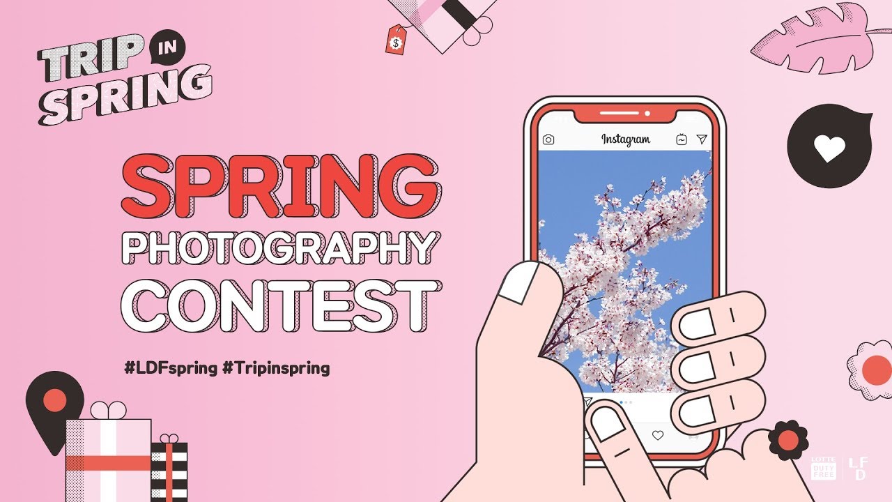 [LOTTE DUTY FREE] 🌺 Trip in spring | Spring Photo Contest🌺 - YouTube