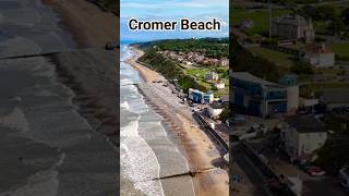 🌊 Cromer Beach — wait for the view! 🚁 #Cromer #Norfolk #DroneShorts