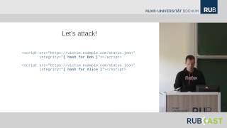 Frederik Braun – Using a CDN that can not XSS you - with Subresource Integrity
