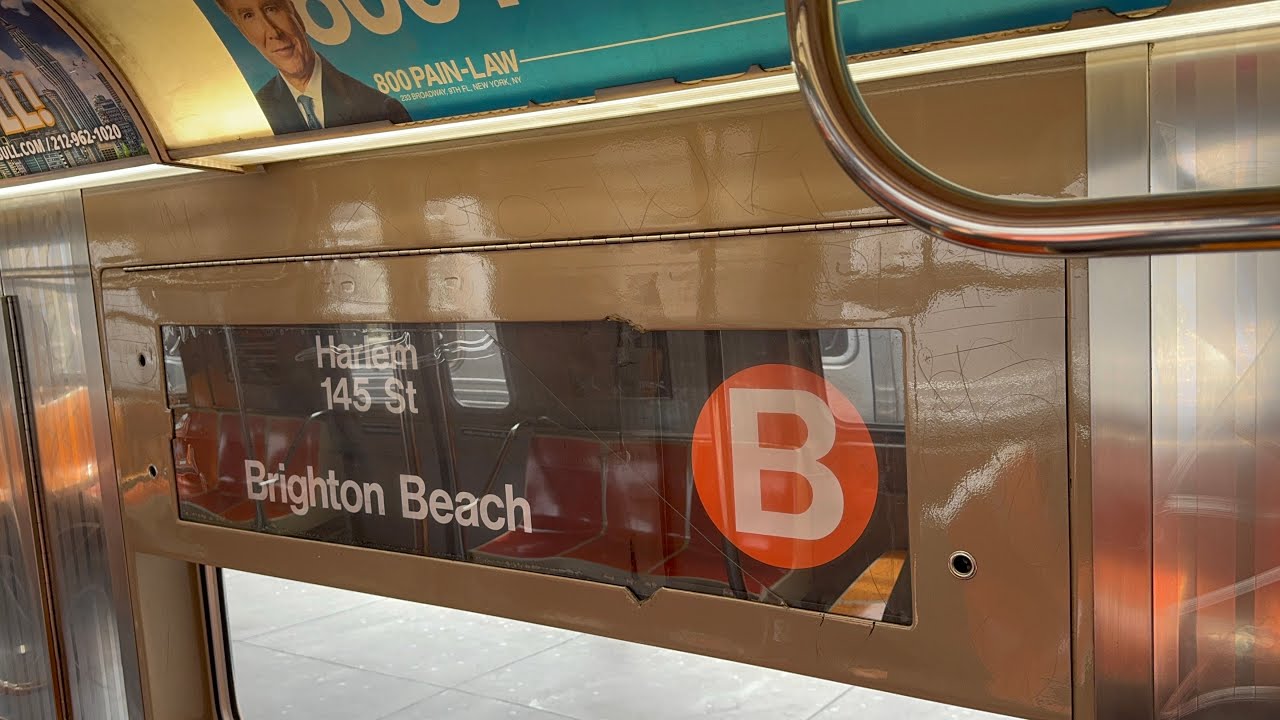 IND 6 Av Express: R68A (B) Train [Brighton Beach to Harlem-145 St #2]