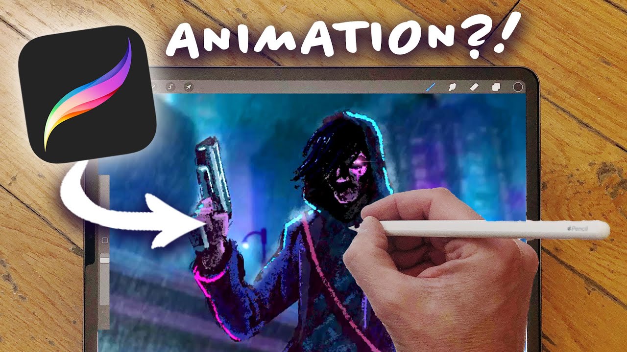 You can ANIMATE in Procreate?! - YouTube