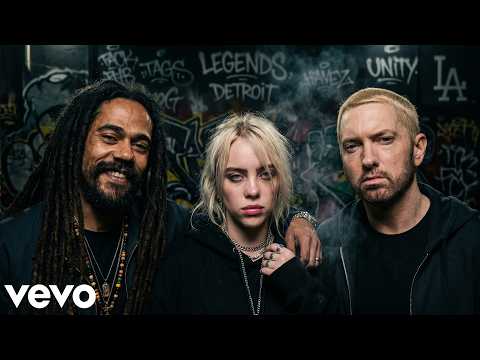 Eminem, Billie Eilish, and Damian Marley – Ashes Never Forget | Official AI Visuals Reggae