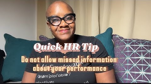 Quick HR Tip:  never allow this information about your performance