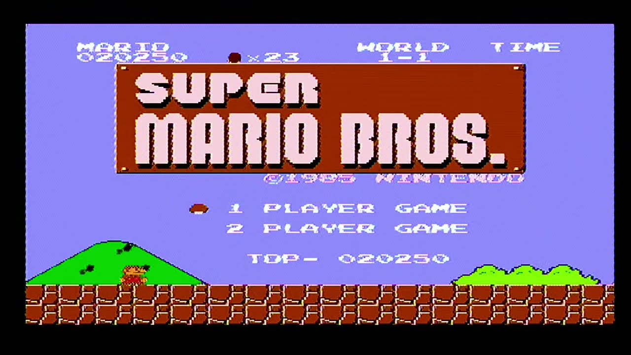Super Mario Bros NES PAL Actual Hardware