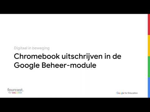 Chromebook uitschrijven in de Google Beheer-module
