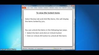 Unlocking item in Sitecore