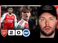 Arsenal Are LEVELS Above🔥Dowman, Nwaeri &amp; Mosquera are CLASS! Arsenal 2-0 Brighton