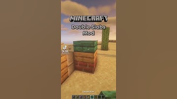 Minecraft Double Slabs Mod