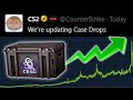 CSGO Cases are GOING UP after NEW CS2 Drop Update (CSGO Investing)