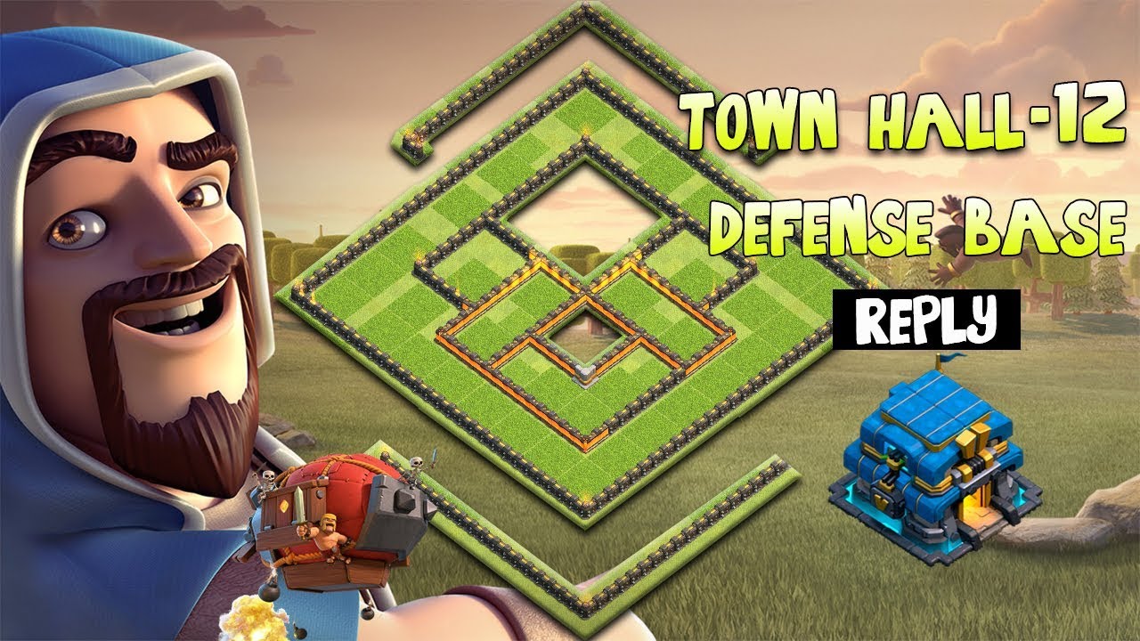 Th 12 Legend Defense & Trophy Base 2018 With Reply Proof / Anti 0 Star / Anti 1 Star base 2018