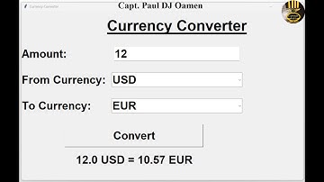 How to Create a Real-Time Currency Converter in Python