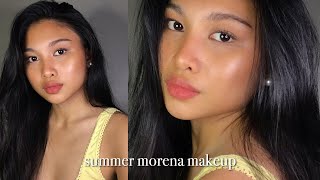 fresh summer morena makeup | glowy no makeup makeup look | Mariella Jemino | Philippines