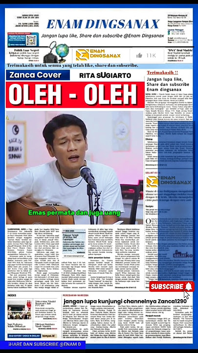 Zanca - Oleh-Oleh (Rita Sugiarto) || Zanca cover || Zanca Shorts ||