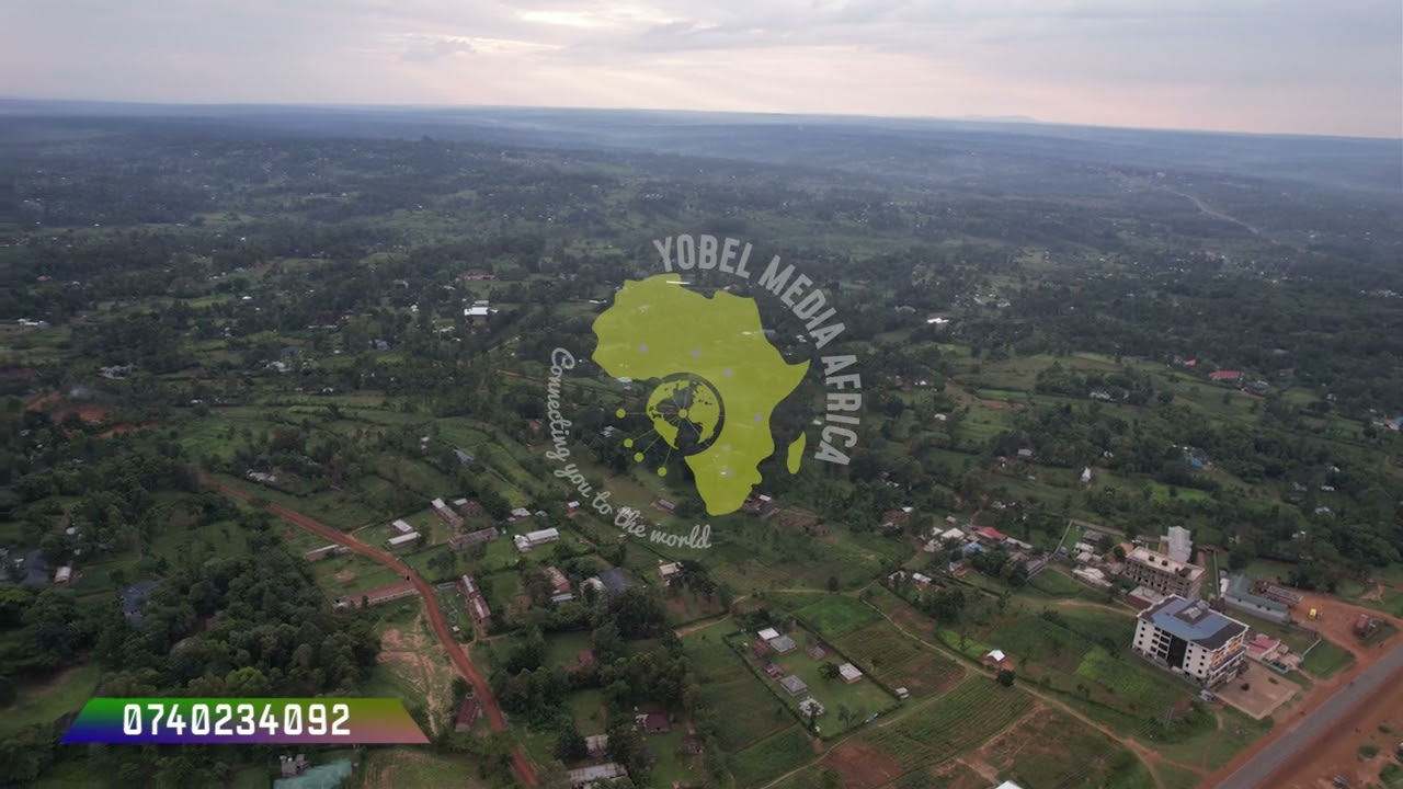 Beautiful scenery from Ugunja Town - #drone