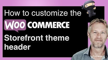 How to customize the header of the WooCommerce Storefront theme
