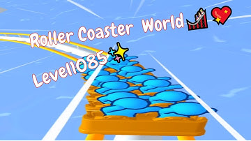 Roller Coaster  World - Part 107: Runner Coaster Android Game All LEVELS.