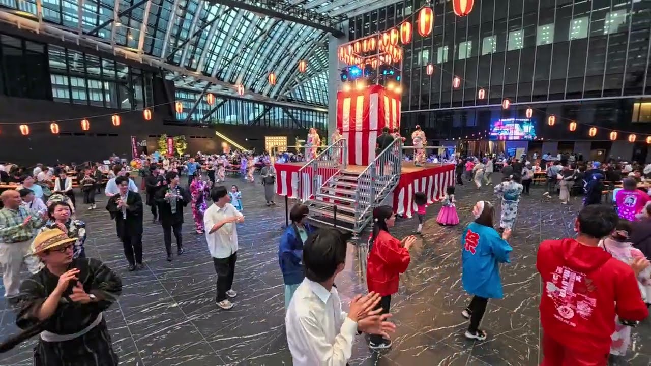 和ダンス『新宿区現地引き渡しの場合300円 勇気100％（なにわ男子） 住友三角広場「居酒屋盆踊り」7 2026年6