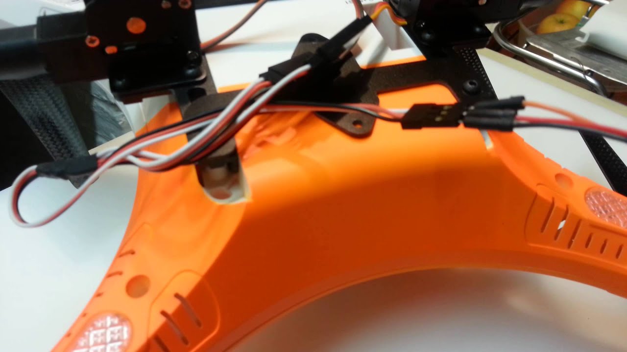 how to use an Arduino UNO to check the copter landing gear - YouTube