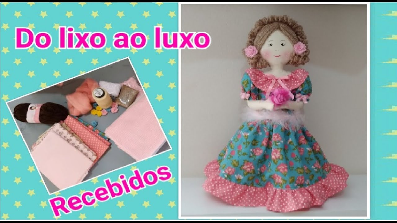 Boneca princesinha porta trecos